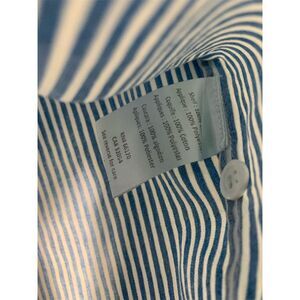 Hemant and Nandita Women's Striped Button-Up Shirt Multicolor Size S